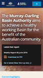 Mobile Screenshot of freeflow.mdba.gov.au