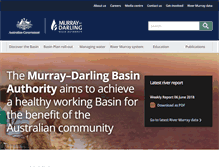 Tablet Screenshot of freeflow.mdba.gov.au