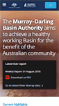 Mobile Screenshot of mdba.gov.au