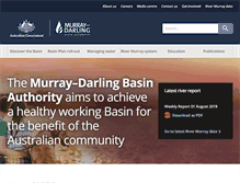 Tablet Screenshot of mdba.gov.au